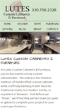 Mobile Screenshot of lutescustomcabinetry.com